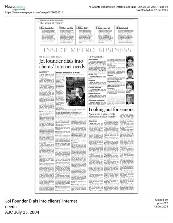 Internet Messiah - Atlanta Journal-Constitution